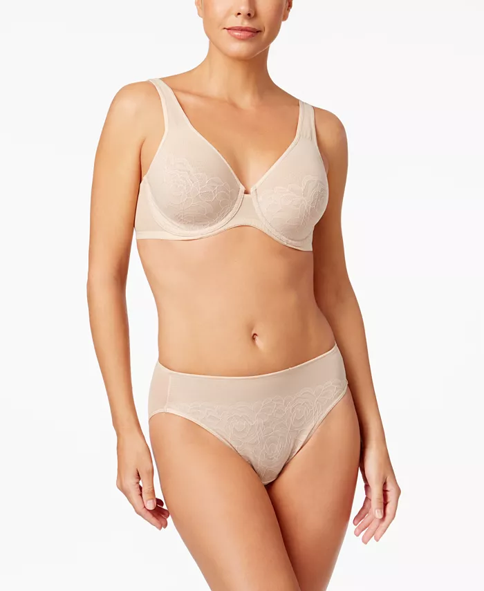 Stark Beauty Rose-Lace Molded Underwire Bra 855225 - thumbnail 2
