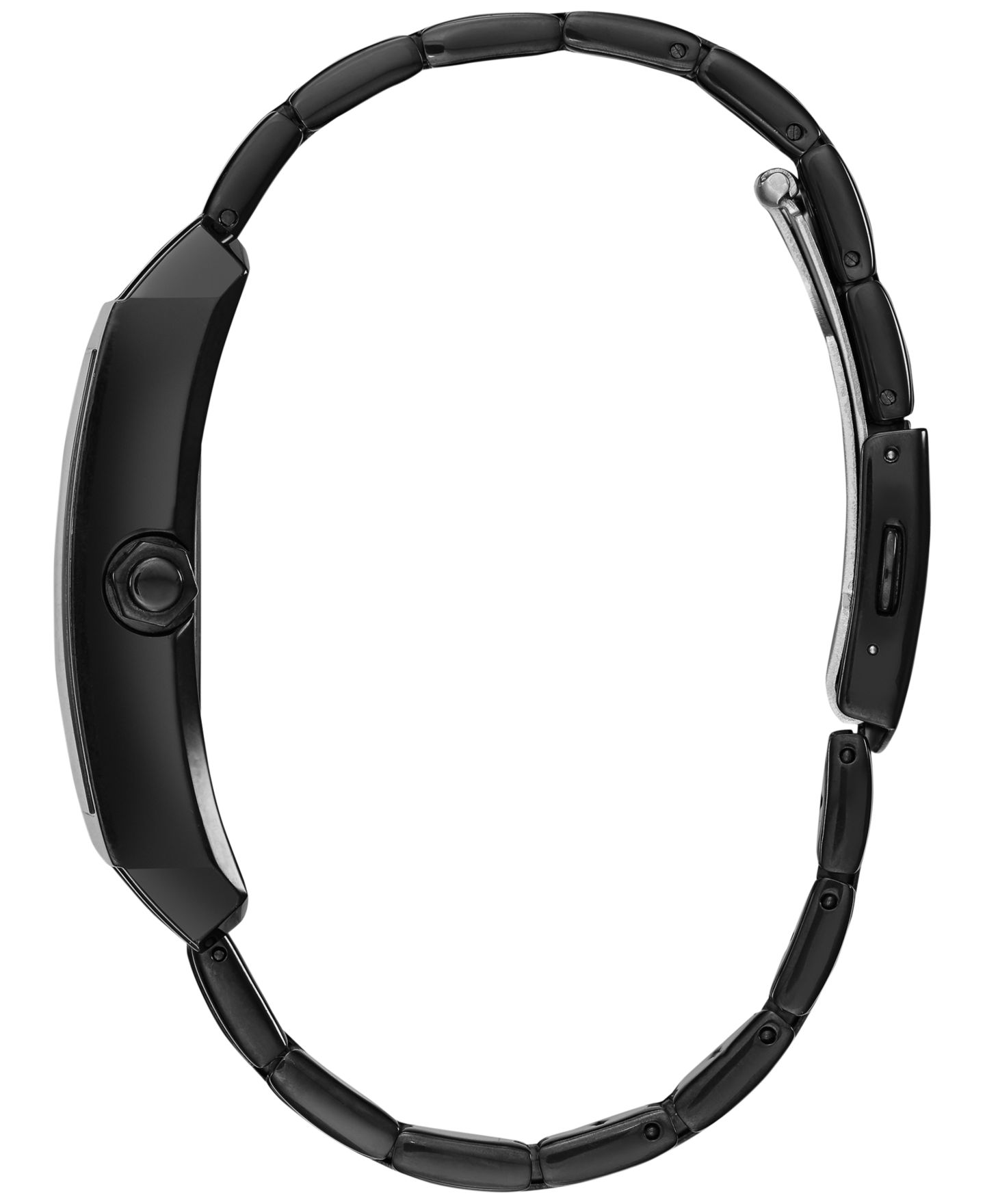 Мужские часы GUESS Watch, Diamond Accent Black Ion Plated Stainless Steel Bracelet 41x37mm U12557G1 — фото 3