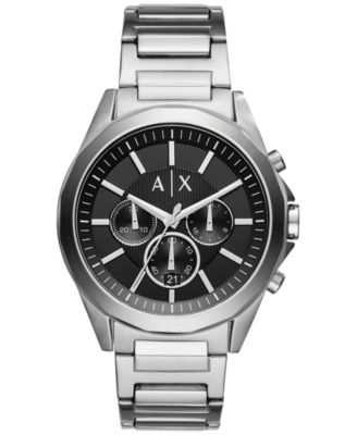 armani exchange grey watch