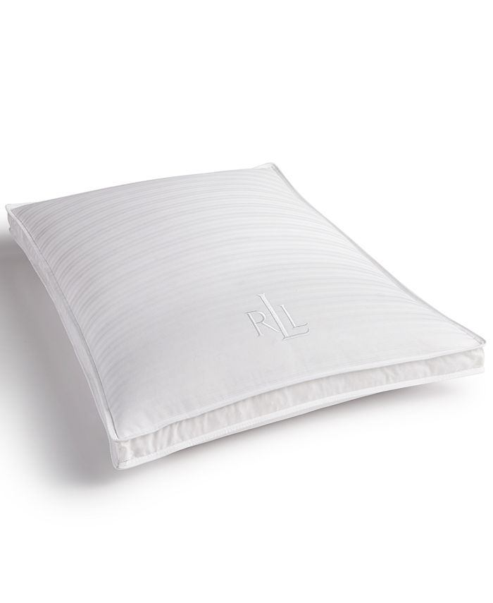 Lauren Ralph Lauren Trilogy Extra-Firm Gusset Standard Pillow, Down and  Feather Triple Chamber & Reviews - Pillows - Bed & Bath - Macy's