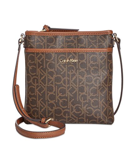Calvin Klein Signature Crossbody - Handbags & Accessories - Macy's