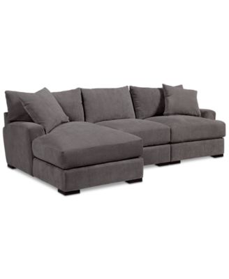Furniture - Rhyder 3-Pc. Sectional with Chaise