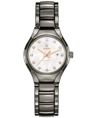 Rado Silver Ceramic Watch with Diamond Details RADO SINTRA JUBILE CERAMIC DIAMOND BEZEL 30mm 152.0577.3  main image 2