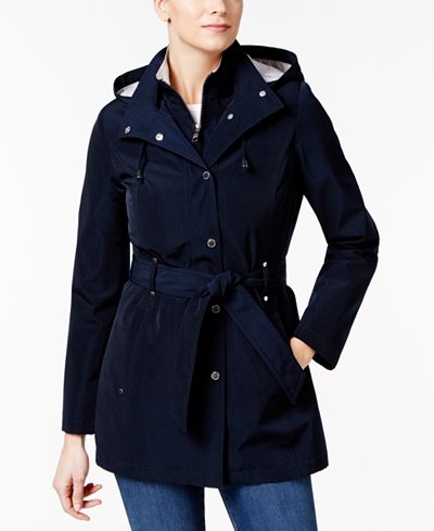Nautica Hooded Belted Anorak