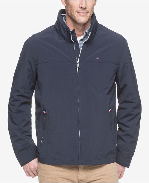 Tommy Hilfiger Men S Lightweight Taslan Jacket Reviews Coats