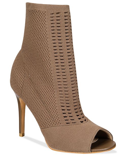 charles david peep toe booties