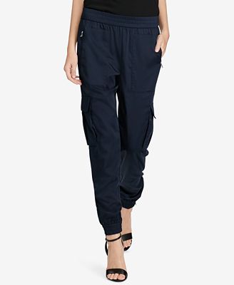 Polo Ralph Lauren Twill Cargo Joggers - Pants - Women - Macy's