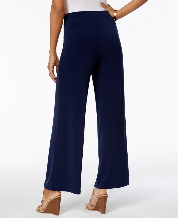 JM Collection Pull-On Wide-Leg Pants, Created for Macy's - Macy's