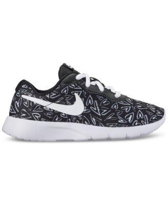 Nike - Little Girls' Tanjun Print Casual Sneakers from Finish Line