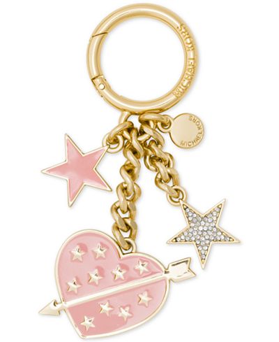 michael kors charms lucky fob key heart