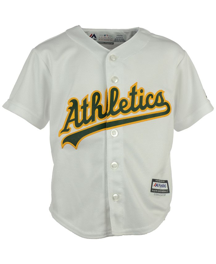 Oakland Athletics Majestic Official Cool Base Jersey - White