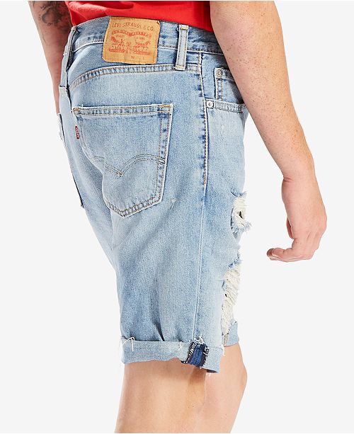 Levi's Men's 511 Slim-Fit Cutoff Ripped Jean Shorts - Shorts - Men - Macy's