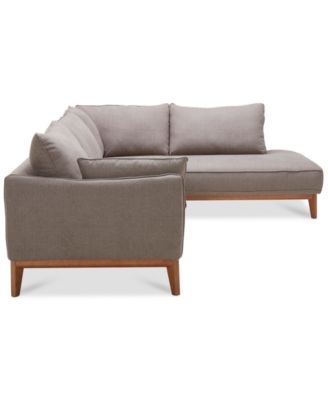 Jollene 113" 2-Pc. Fabric Sectional, Created for Macy's
