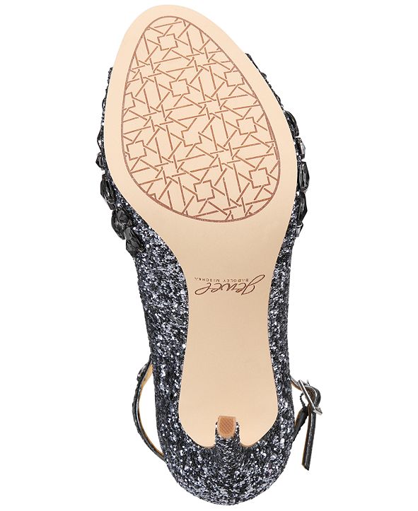 Jewel Badgley Mischka Conroy T-Strap Evening Sandals & Reviews - Heels & Pumps - Shoes - Macy's