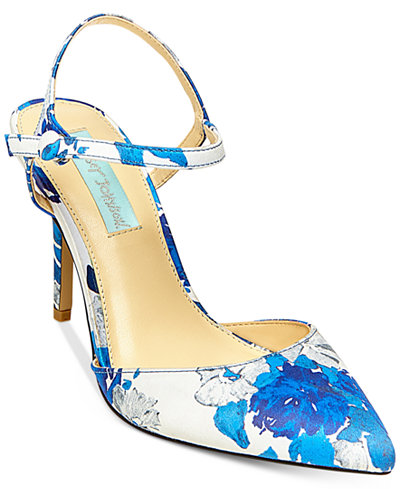 Blue By Betsey Johnson Anina Pointed Toe Evening Pumps