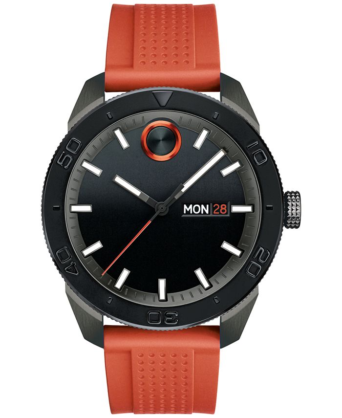Movado top orange watch