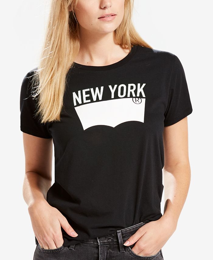 Levi's New York Graphic T-Shirt & Reviews - Tops - Women - Macy's