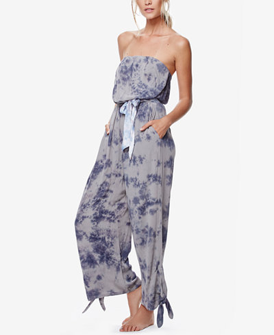 Free People Just Float Strapless Jumpsuit