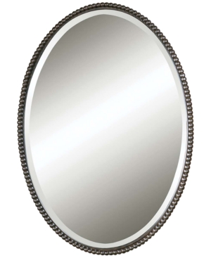 Shop Uttermost Sherise Oval Mirror In Bronze