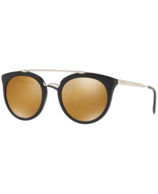 PRADA PR 23SS CINEMA Prada Designer Cinema 23s 1AB-1A1 Black Silver-round W/ Grey  main image 2