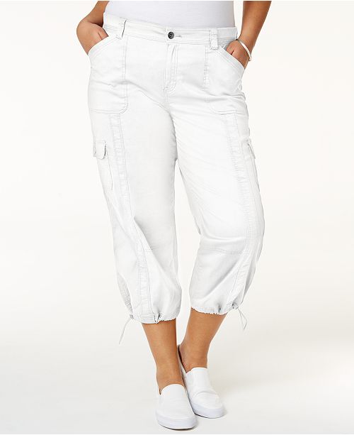 Style & Co Plus Size Capri Cargo Pants, Created for Macy's Pants