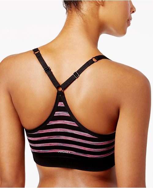 Jockey Sport Molded Cup Medium Impact Seamless Sports Bra 8126 & Reviews All Bras Women Macy's
