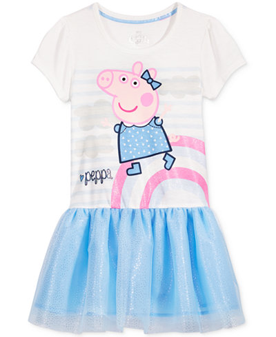 Nickelodeon's Peppa Pig Graphic-Print Popover Dress, Toddler & Little Girls (2T-6X)
