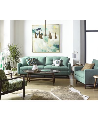 Nari Tufted Back Sofa Collection, Created for Macy&#39;s - Furniture - Macy&#39;s