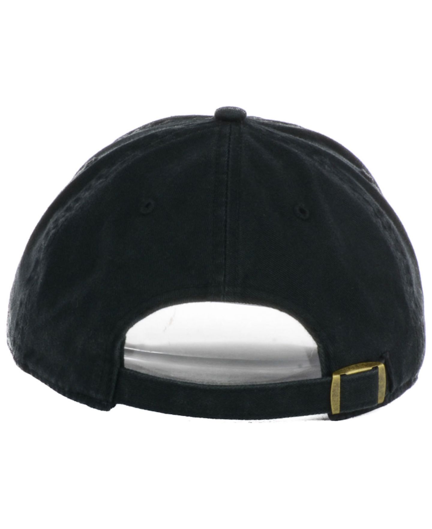 Мужская кепка '47 Brand Black Chicago Blackhawks Team Clean Up Adjustable Hat — фото 4