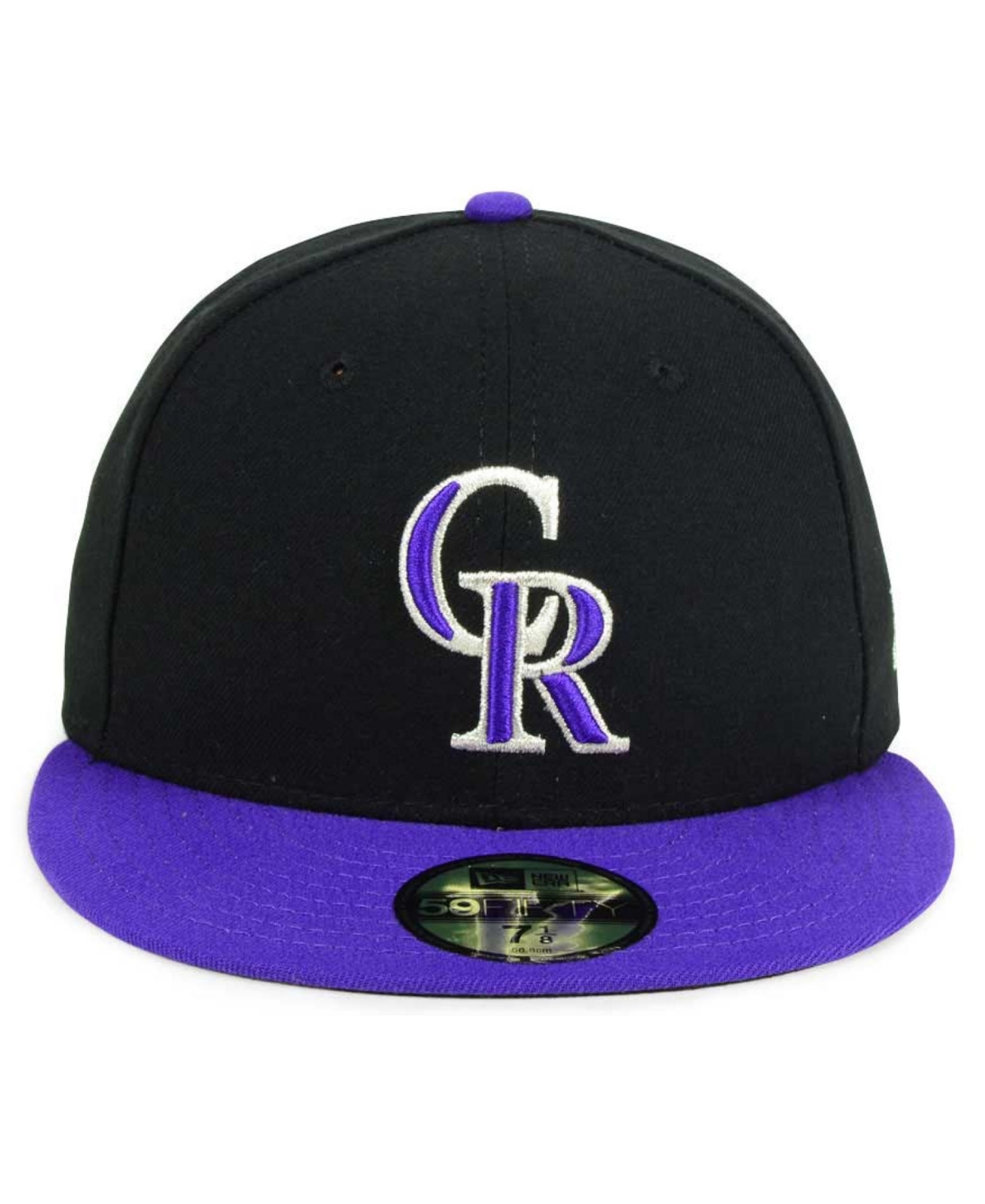 New Era Men's Black, Purple Colorado Rockies 2021 Mlb All-star Game Authentic Collection On-field 59fifty Fi In Black,purple
