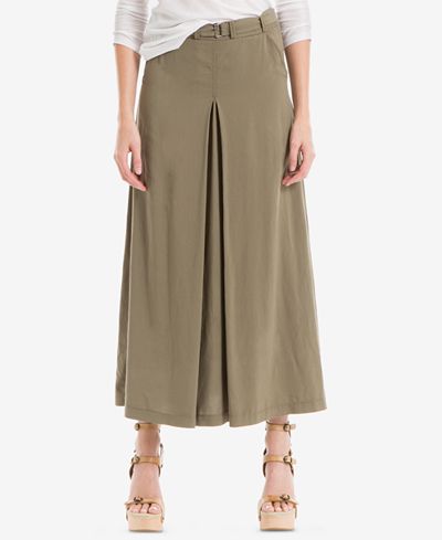 Max Studio London Belted Cargo Skirt