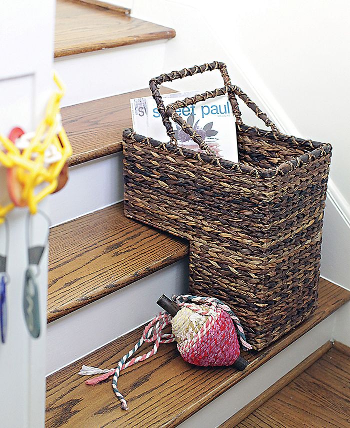 3R Studio BacBac Leaf Woven Stair Basket Macy's