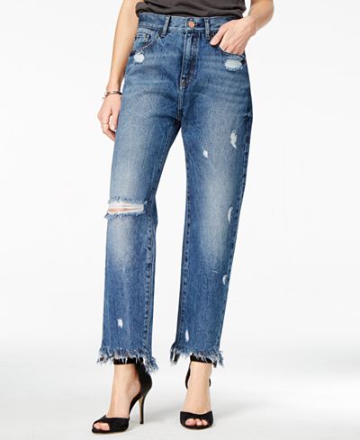 M1858 Frida Ripped Wide-Leg Jeans - Jeans - Women - Macy's