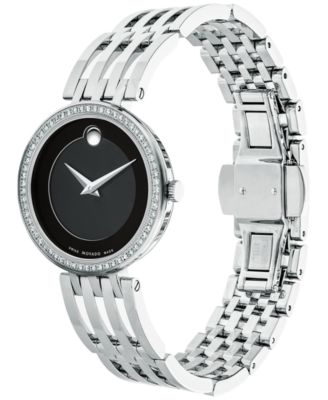 Women's Swiss Esperanza Diamond (1/4 ct. t.w.) Stainless Steel Bracelet Watch 28mm 0607052
