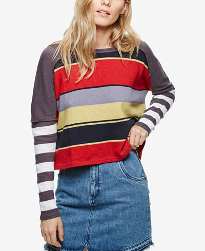 Free People Sunny Side Striped Sweater