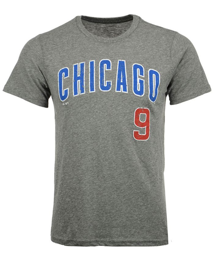 Men's Majestic Heathered Gray Chicago Cubs Earn It T-Shirt