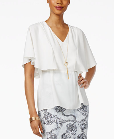 Thalia Sodi Necklace Cape Top, Only at Macy's