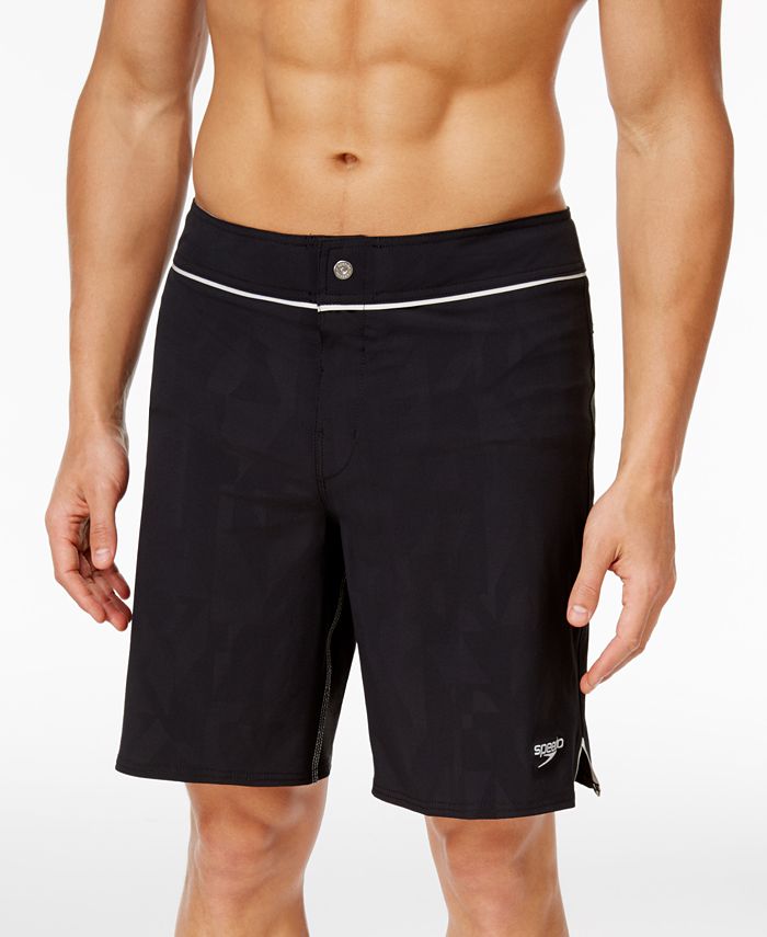 Speedo Men's Packable Geometric Board Shorts Macy's