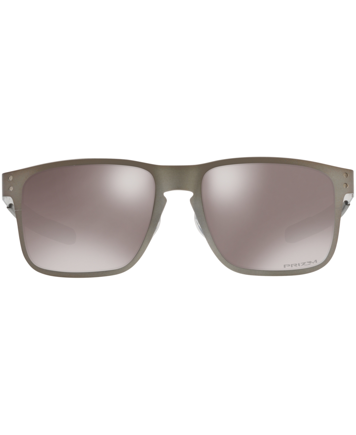 Shop Oakley Polarized Holbrook Metal Prizm Black Polarized Sunglasses , Oo4123 55 In Gunmetal,black Polar