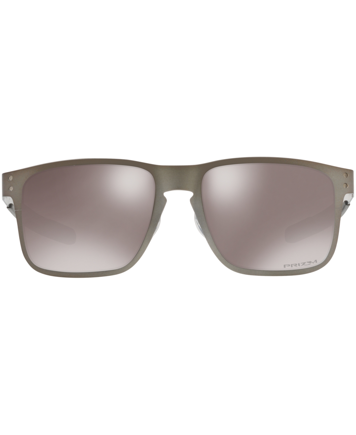 Oakley Polarized Holbrook Metal Prizm Black Polarized Sunglasses , Oo4123 55 In Gunmetal,black Polar