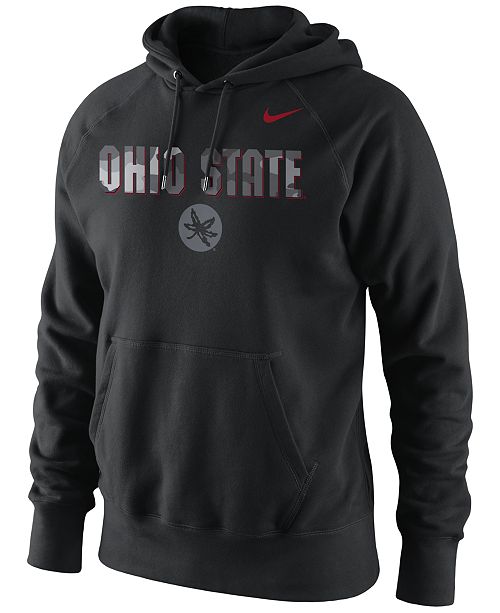 Nike Men S Ohio State Buckeyes Project Fresh Camo Logo Hoodie