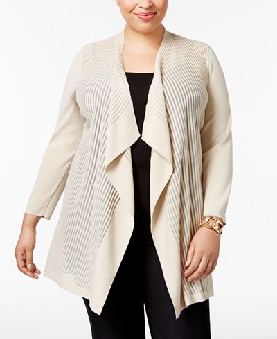 plus duster sheer cardigan jm macy