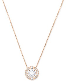 Floating Crystal Pendant Necklace