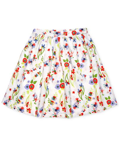 Margherita Kids by Margherita Missoni Floral Patch Pocket Cotton Skirt, Little Girls (2-7)