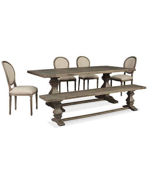 Furniture Tristan Trestle Dining Furniture Collection Created For