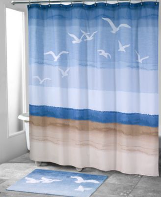 Avanti Seagulls Shower Curtain Collection Bedding