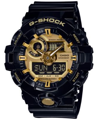 g shock original black gold