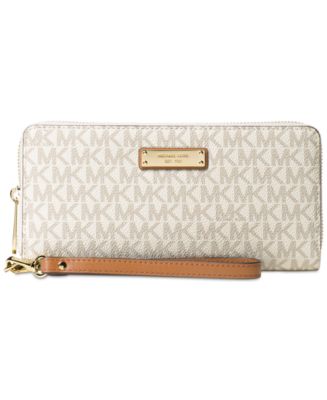 Michael Kors Signature Jet Set Travel Continental Wallet & Reviews -  Handbags & Accessories - Macy's