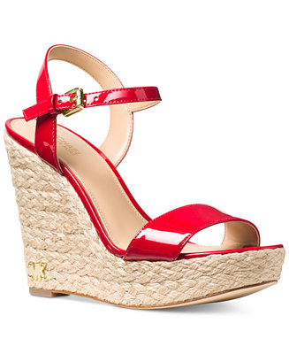 MICHAEL Michael Kors Jill Espadrille Wedge Sandals - Sandals - Shoes ...