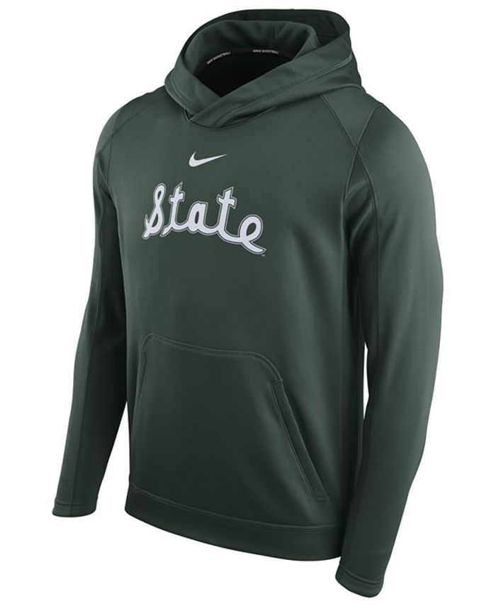 Nike Men's Michigan State Spartans Pullover Circuit Hoodie - Macy's